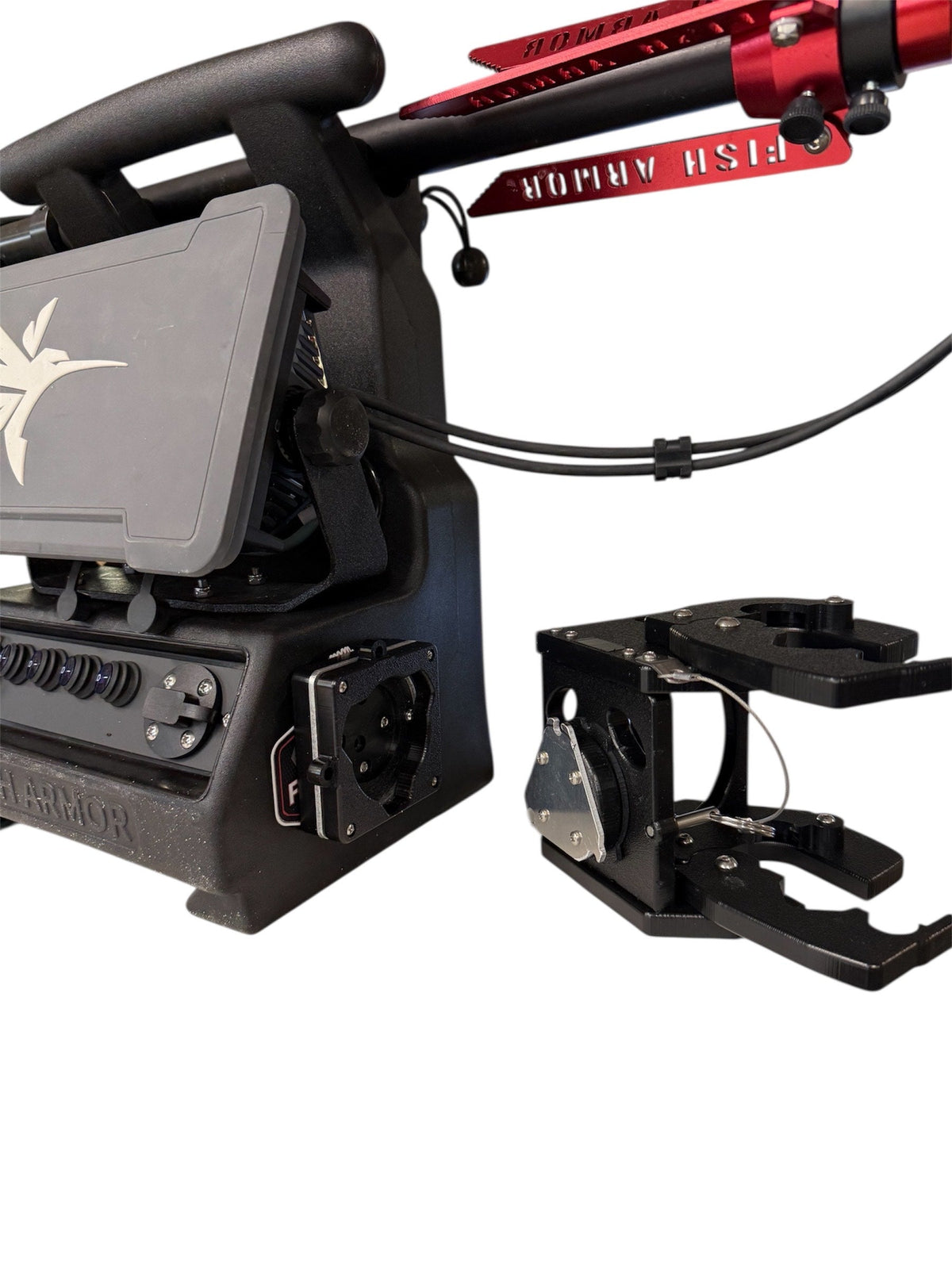 Sidewinder with Quick Draw mount For Fish Armor Ice Shuttle (Pro Extreme, Pro Lite and Pro Ultra Lite)ra